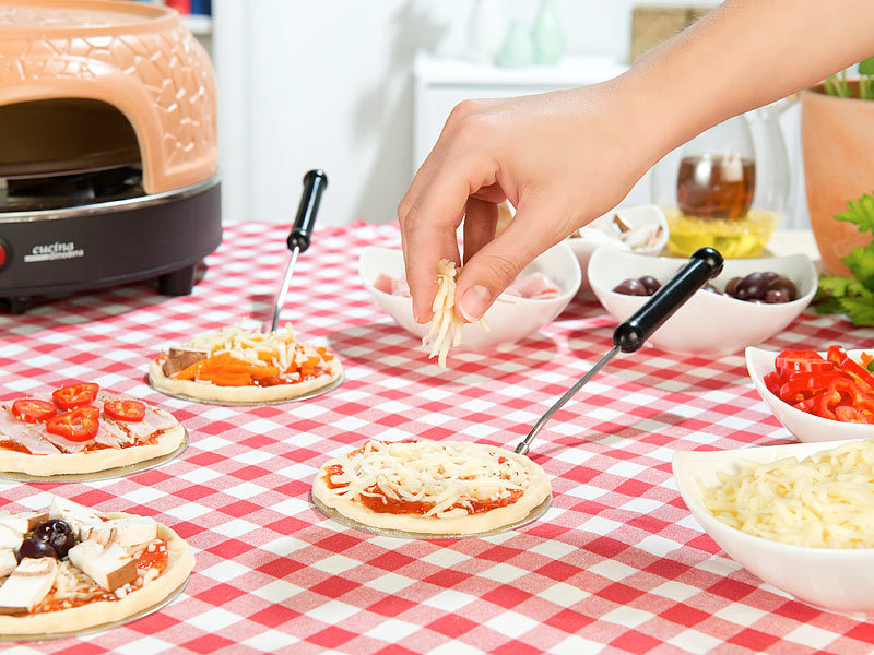 Four à Mini Pizza, Raclette et Grill Pizzarette 6p.